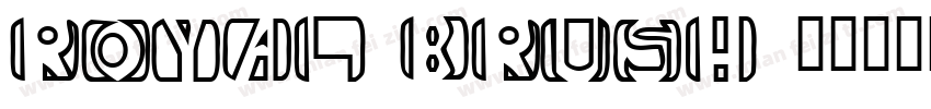 Royal Brush字体转换